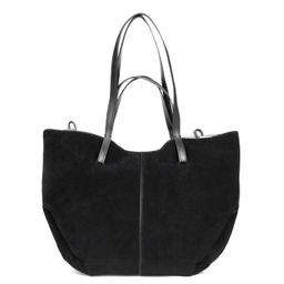 SQ008-1 black, Женская замшевая сумка, Barcelo Biagi