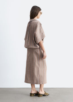 Camiseta recortada con cord?n de ajuste - H&m фото 5