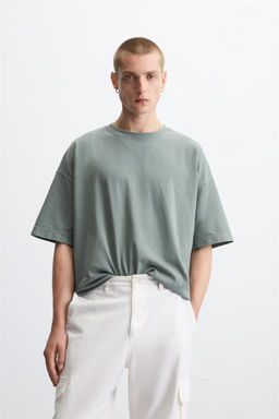 LIGHTWEIGHT WASHED BOXY FIT T-SHIRT - Zara фото 2