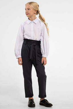 Школьные брюки для девочки Mooriposh, модель 0413
