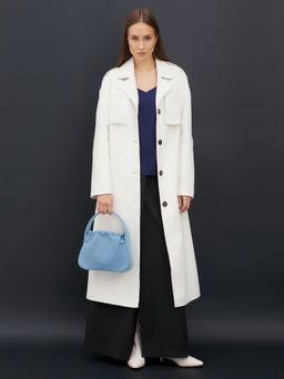 Женская сумка с ручками из денима MAISON DAVID LOLA Артикул 4354473, голубой  фото 7