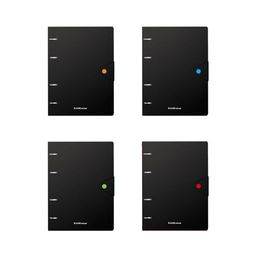 Цена за 24 шт. Тетрадь общая с пластиковой обложкой на кольцах ErichKrause Accent, ассорти, А5, 80 листов, клетка, на кнопке  фото 11