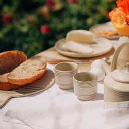 Пиалы SL Home «Райяс», 150 мл, d=7 см, керамика, набор 2 шт., бежевые