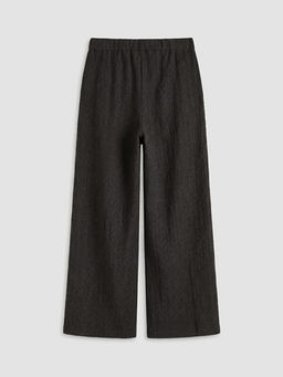 Beli Lastikli Dokulu Kad?n Pantolon