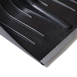 Цена за 2 шт. Ковш лопаты для уборки снега, 410×400 мм, пластик, оцинкованная планка, тулейка 32 мм, «Тульская»