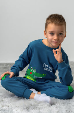 Хлопковая пижама для мальчика Bonito  фото 8