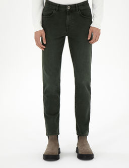 Ye_il Slim Fit Jean Pantolon