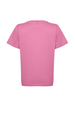 Pembe %100 Pamuk Slogan Nak?sl? Relaxed/Rahat Kal?p Orme T-Shirt TWOSS24TS00177 - Trendyolmilla фото 8