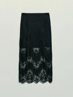 Кружевная юбка миди / Zarina
