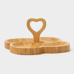 Менажница Доляна «Вертиго», 19.5×19.5 см, 4 секции, бамбук