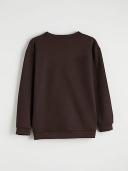 Bisiklet Yaka Erkek ?ocuk Sweatshirt