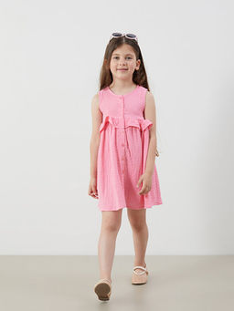 ?nden D??meli M?slin K?z ?ocuk Elbise