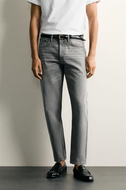 JEANS SLIM TAPERED FIT / Gris - Zara фото 2