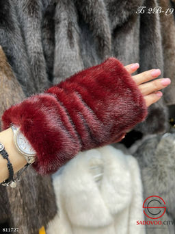 Митенки женские с мехом - Bruno фото 4