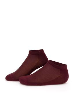 Erkek Bordo Patik _orap