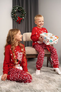 Детская новогодняя пижама Happyfox