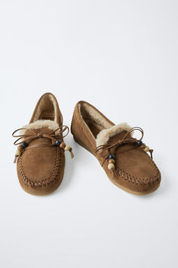 LIMITED EDITION SUEDE LOAFERS - Zara фото 4