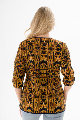 Кофта женская из милано Анфиса бронза - Амадэль фото 6