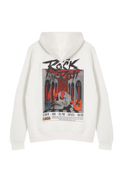 TRENDYOL MAN Antrasit Oversize/Genis Kesim Ici Polar/S?cak Tutan Kapusonlu Sweatshirt TMNAW24SW00195 - Trendyolmilla фото 3