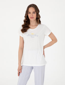 Beyaz K_sakollu Pijama Tak_m_ - Pierre cardin фото 3