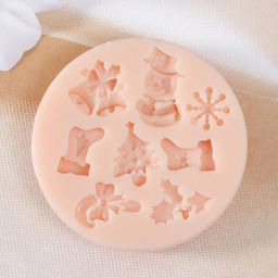 Молд силиконовый «Новый год», 1,2 см - 2,3 см