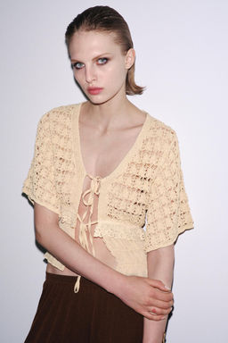 COMBINED KNIT JACKET - Zara фото 2