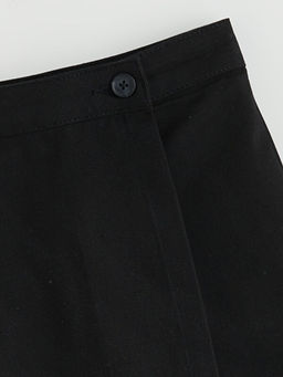 Basic Gabardin K?z ?ocuk ?ort Etek