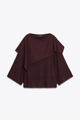 PLAIN KNIT LAYERED TOP - Zara фото 5
