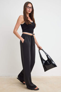 Bej More Sustainable %100 Tencel Beli Lastikli Yuksek Bel Jeans TWOSS24JE00203 - Trendyolmilla фото 40