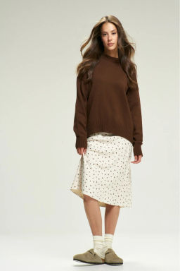 Юбка с тесьмой с сердечком Milk