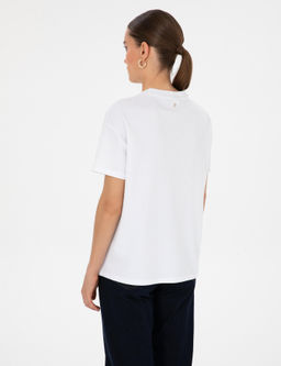 Beyaz Oversize Basic Ti__rt - Pierre cardin фото 5