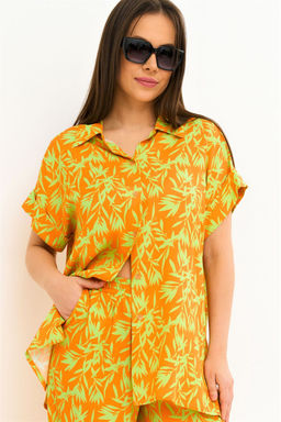 Костюм Magia mody 2271 оранжевый+ салатовый