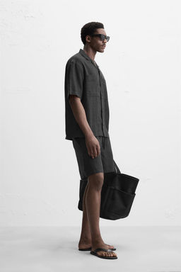 100% LINEN SHIRT - Zara фото 4