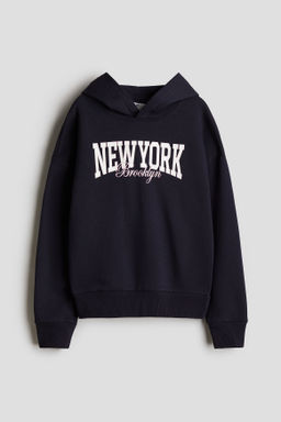 Sudadera con capucha y motivo estampado