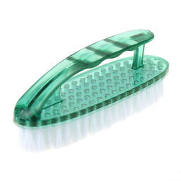 Щетка хозяйственная Утюжок-овал 15,5х5см, жесткий ворс-2см, пластмассовое основание, цвета микс (Китай)