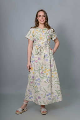 Платье 70% лен 30% хлопок