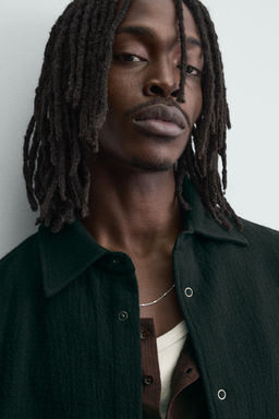 TEXTURED RELAXED FIT OVERSHIRT - Zara фото 5