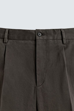 WASHED-EFFECT SUIT TROUSERS - Zara фото 8