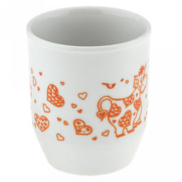 Кружка детская фарфоровая 210мл, форма Русское поле, с ручкой, шелкотрафаретная печать, деколи в ассортименте (Россия) - Домашняя мода фото 8