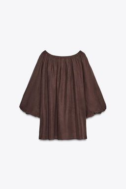 ZW COLLECTION OFF-THE-SHOULDER TOP - Zara фото 7