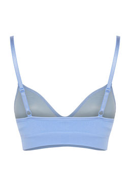 TRENDYOLMILLA Siyah Seamless/Dikissiz Ip Ask?l? Dolgusuz Balensiz Kapl? Bralette Orme Sutyen THMAW22SU0043  фото 8