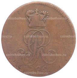 Монета 2 пфеннига 1824 года С Брауншвейг-Каленбург-Ганновер