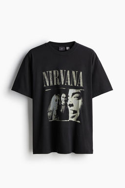 Camiseta estampada de estilo vintage Loose Fit - H&m фото 7