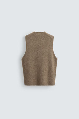 ORIGINS FLECKED KNIT VEST - Zara фото 16