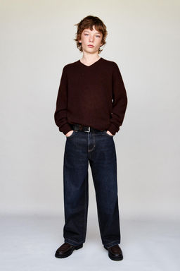 RELAXED BAGGY JEANS - Zara фото 5
