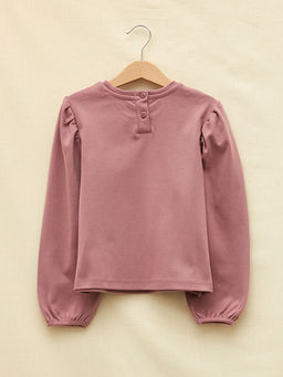 Bisiklet Yaka Basic Uzun Kollu K?z ?ocuk Sweatshirt - Waikiki фото 2