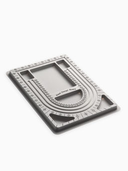 Подставка универсальная для украшений QF. Трафарет, 24?32.5?1.5 см, серая