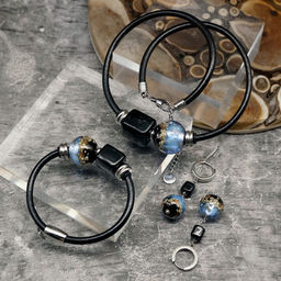 Серьги из муранского стекла GRACEFUL BLOOM LS3129 - Vloes фото 10