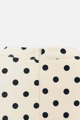 POLKA DOT SHORT DRESS WITH TIE DETAIL - Zara фото 3