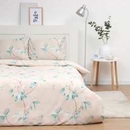 Постельное бельё 1,5сп Экономь и Я Весенний сад,143х215см, 145х214см, 50х70см-1шт, микрофибра, 60г/м2